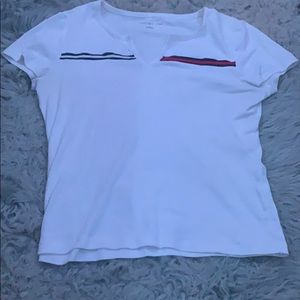 white tommy hilfiger top